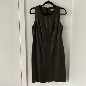Banana Republic real leather brown dress size 8